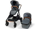 Ventura Single to Double Sit-n-Stand Stroller & Bassinet (Package # 2) image 1